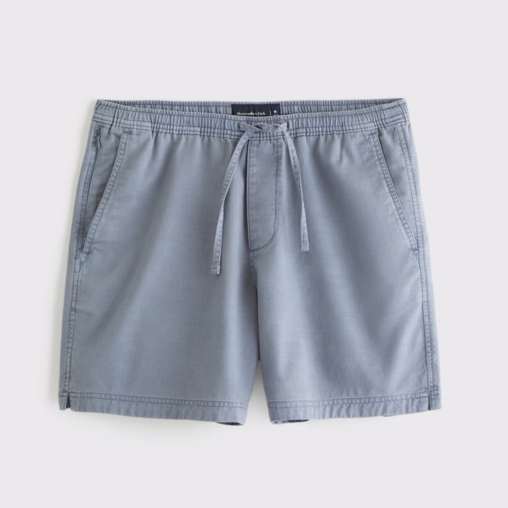 Abercrombie & Fitch Light Blue Stretch Shorts